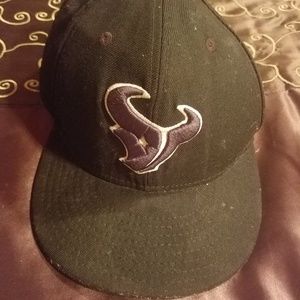 Black Houston Texans logo cap